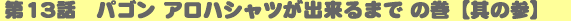 ��13�b�p�S���A���n�V���c���o����܂Ł@�̊��y���̎Q�z